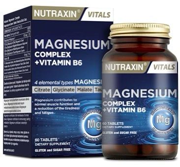 Nutraxin Magnesium Complex Vitamin B6 60 Tablet